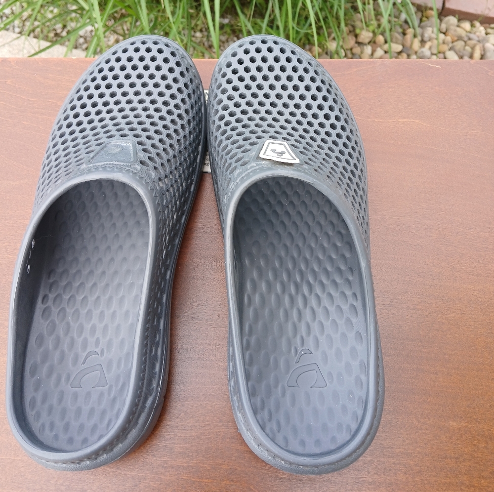 Gray Slip-On Clogs - image 2